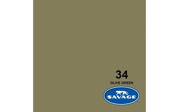 Image du produit Savage Hintergrund Papier 2.72 x 11m Olive Green (272 cm)