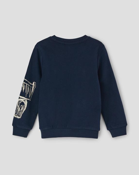 Produktbild s.Oliver Sweatshirt Sweatshirt mit Grafik-Print (116, 122)