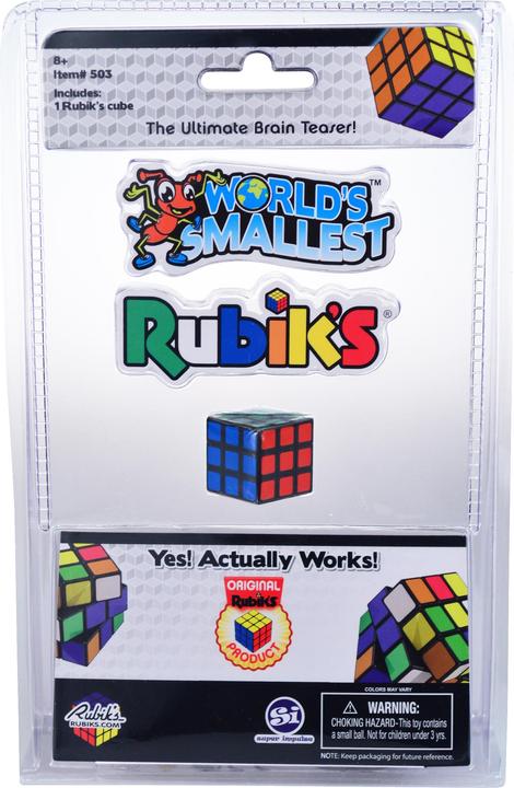 Actual product image Worlds Smallest Rubik's Cube (3 x 3)