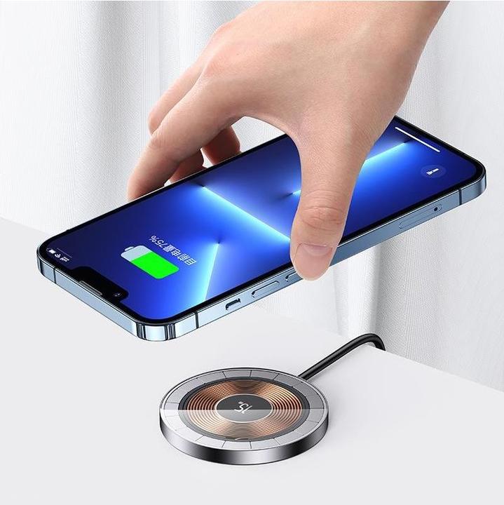 Actual product image Usams Ład. indukcyjna US-CD183 magnetic 15W czarny/black CD183CDX01 (15 W)