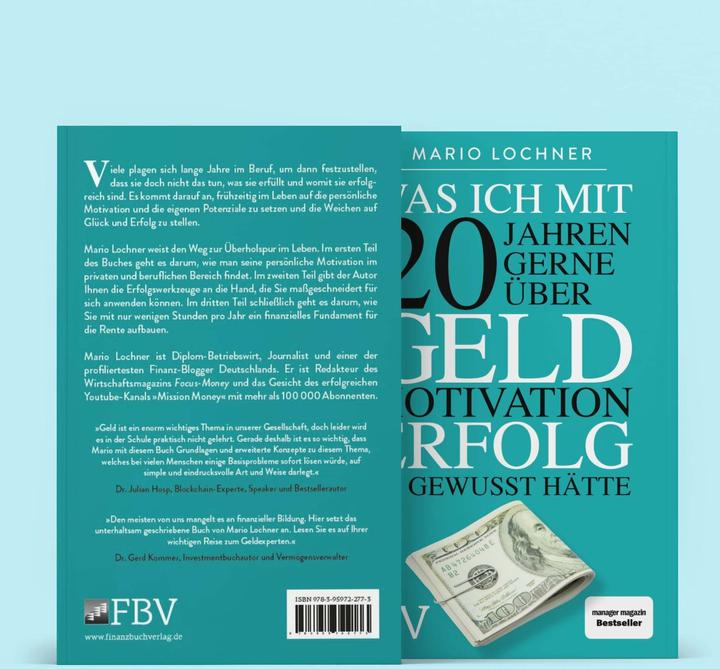 Immagine prodotto Was ich mit 20 Jahren gerne über Geld, Motivation, Erfolg gewusst hätte (Tedesco, Mario Lochner, 2020)