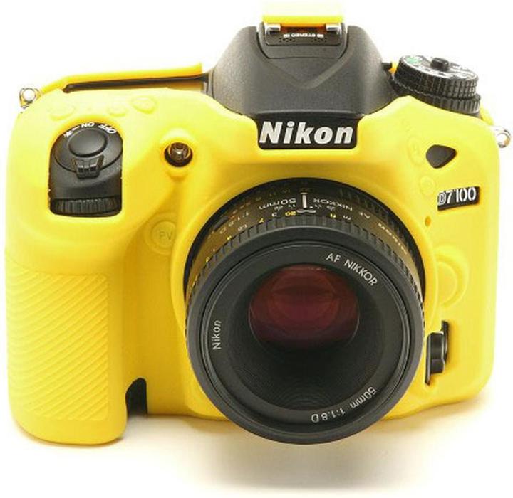 Actual product image Bilora EasyCover camera cover yellow for Nikon D7100