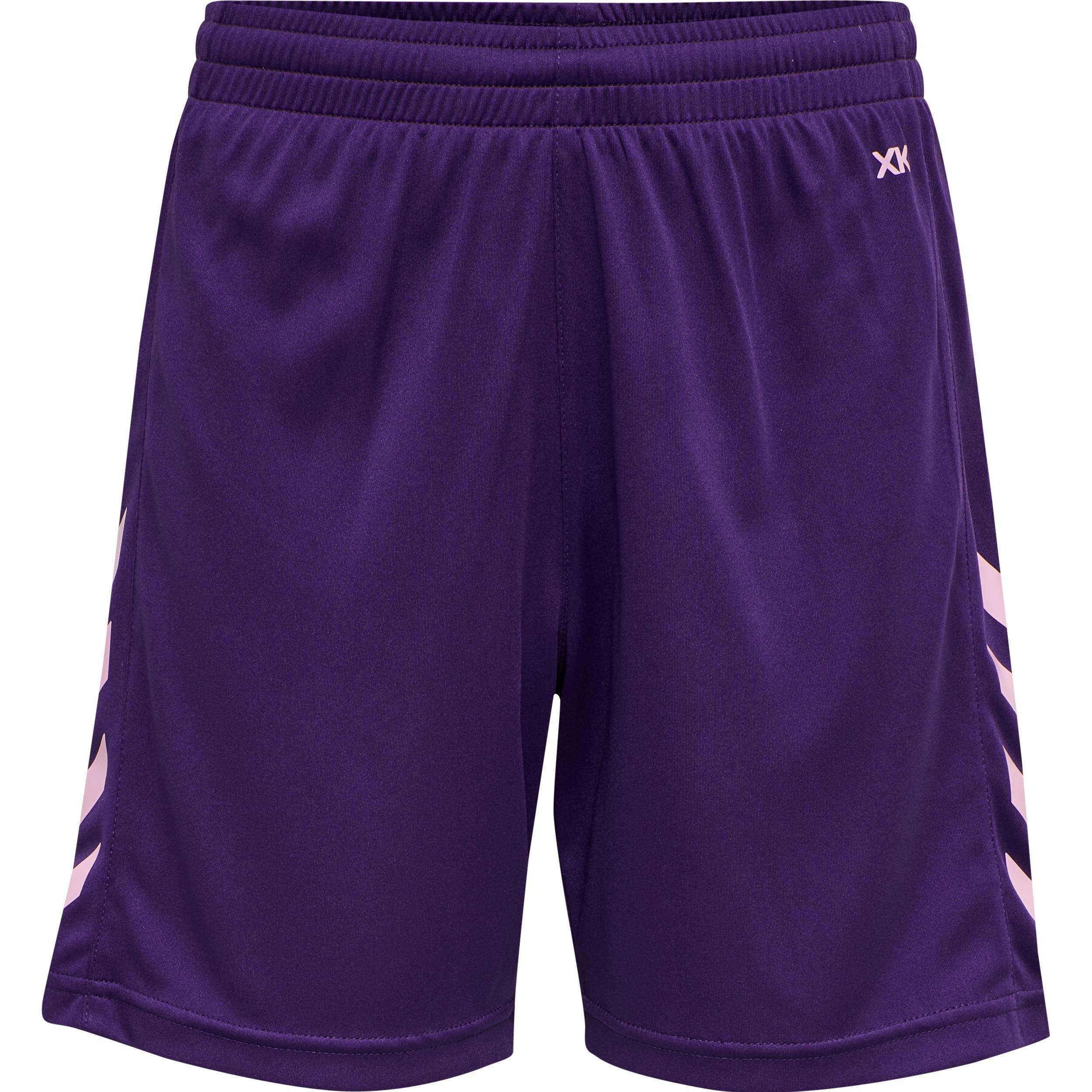 hummel, Unisex, Sporthose, Core Xk Poly Shorts Kids (164), Violett, 164