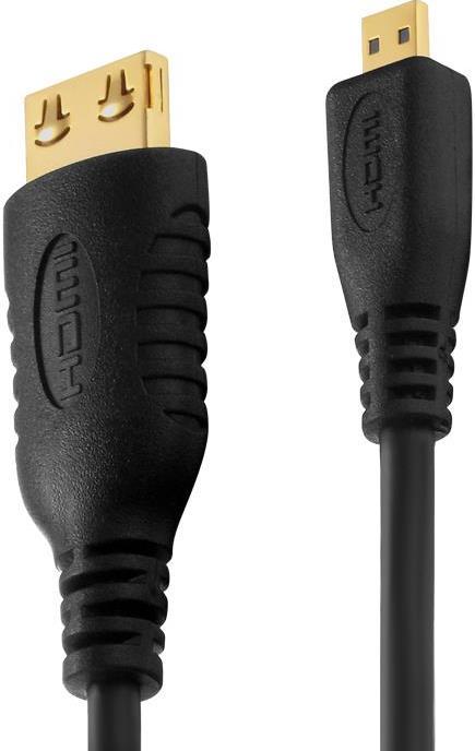 Actual product image Purelink micro HDMI (Typ D) — HDMI (Typ A) (3 m, HDMI, 2.0)