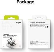 Actual product image Ringke iPhone 15 Pro Camera Styling Camera Island Protector Tempred Glass(2pcs) Transparent (2 Piece, Apple iPhone 15 Pro)
