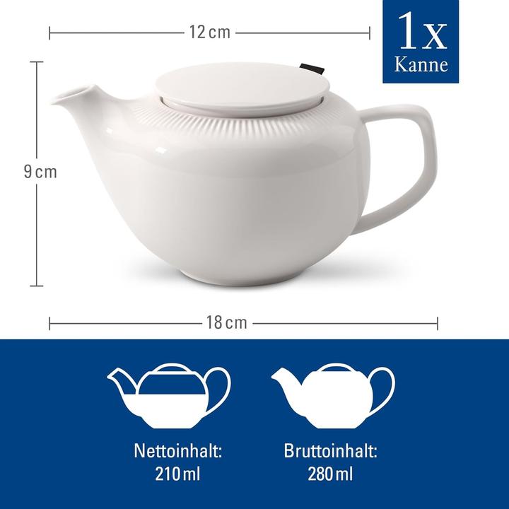 Actual product image Villeroy & Boch Teekanne mit Deckel und Filter Afina (0.42 l)