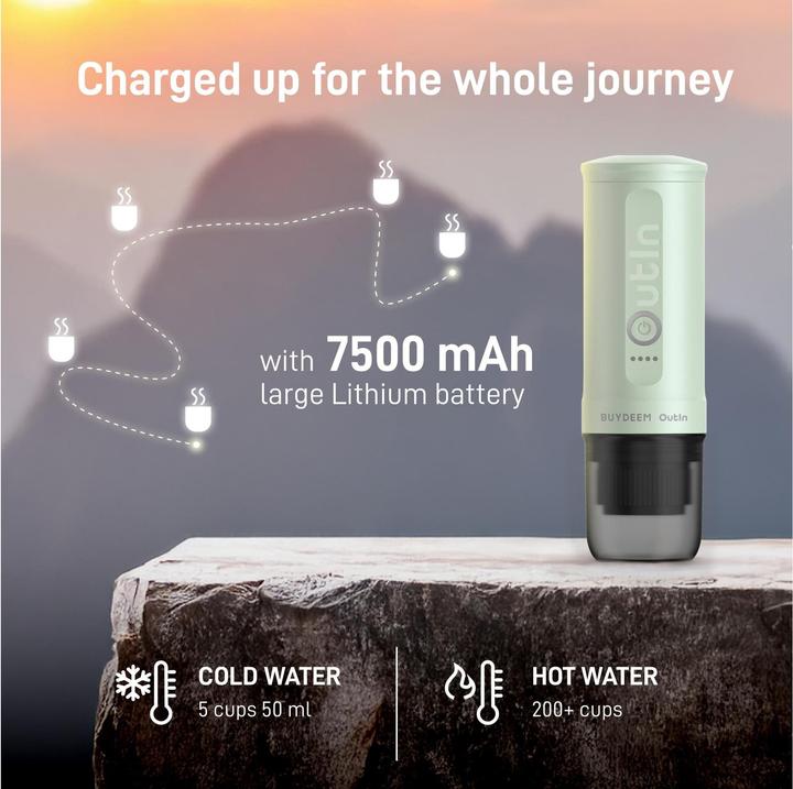 Actual product image OutIn Travel coffee machine Nano capsules (0.08 l)