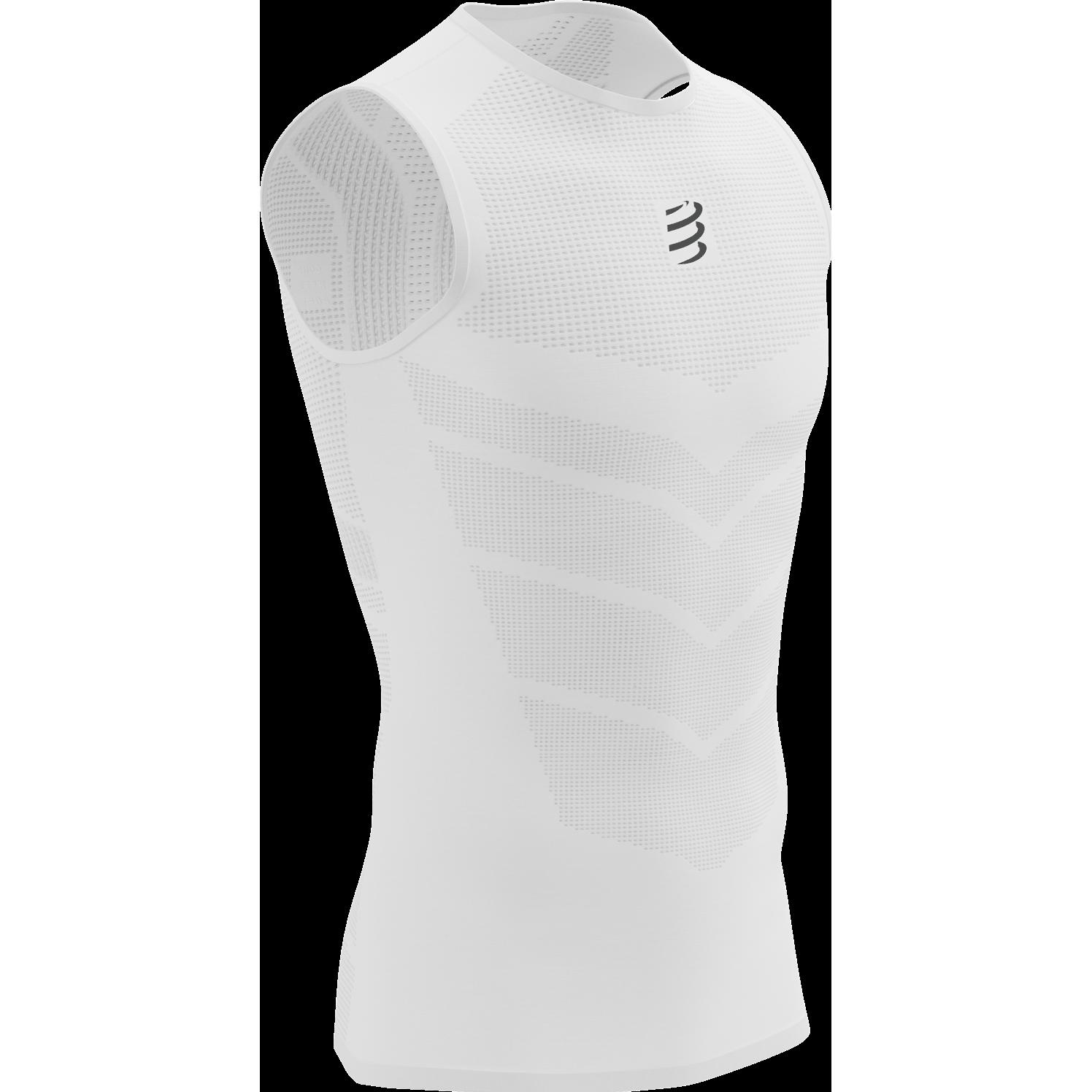 Compressport, Herren, Sportshirt, On/Off Tank Top M (L), Weiss, L