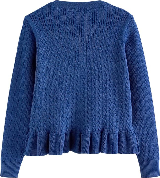 Produktbild Clarks Strickjacke Mädchen Rüschen Mit Zopfmuster Schule (146)