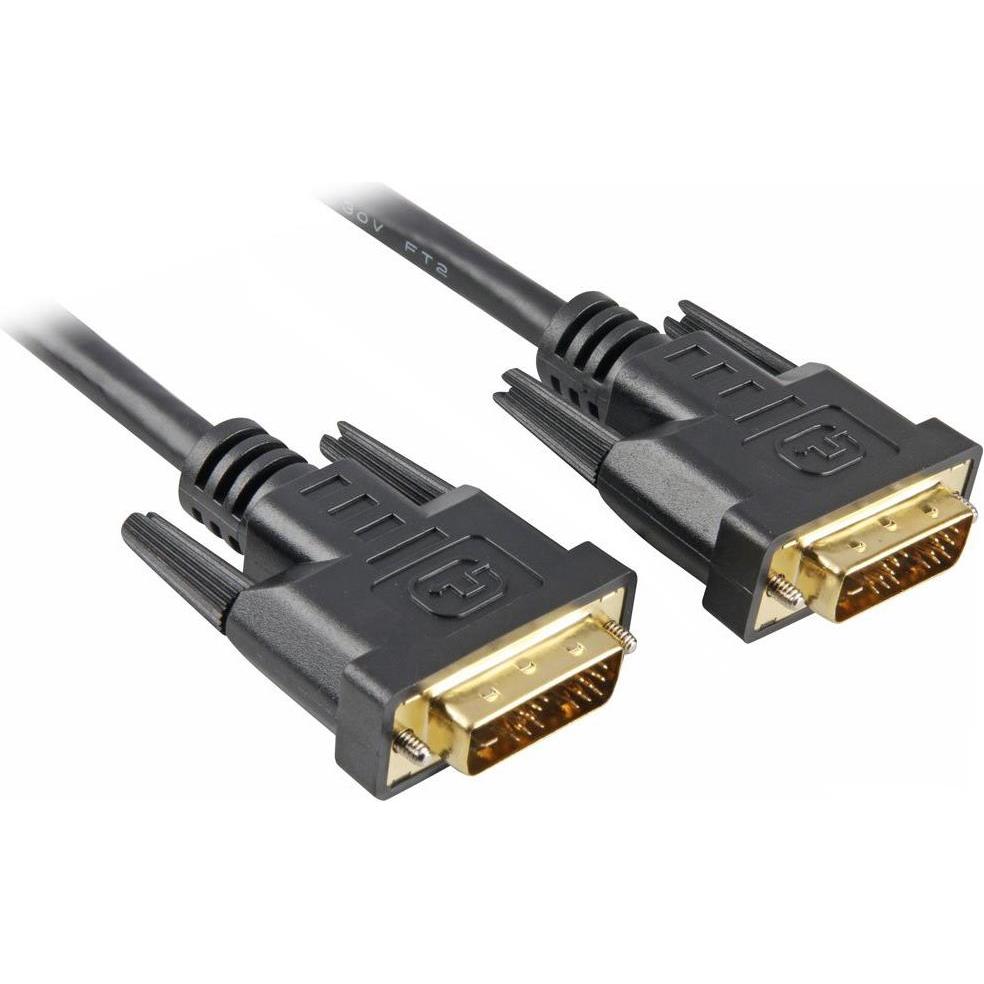 Sharkoon Dvi — Dvi (5 m, DVI), Video Kabel
