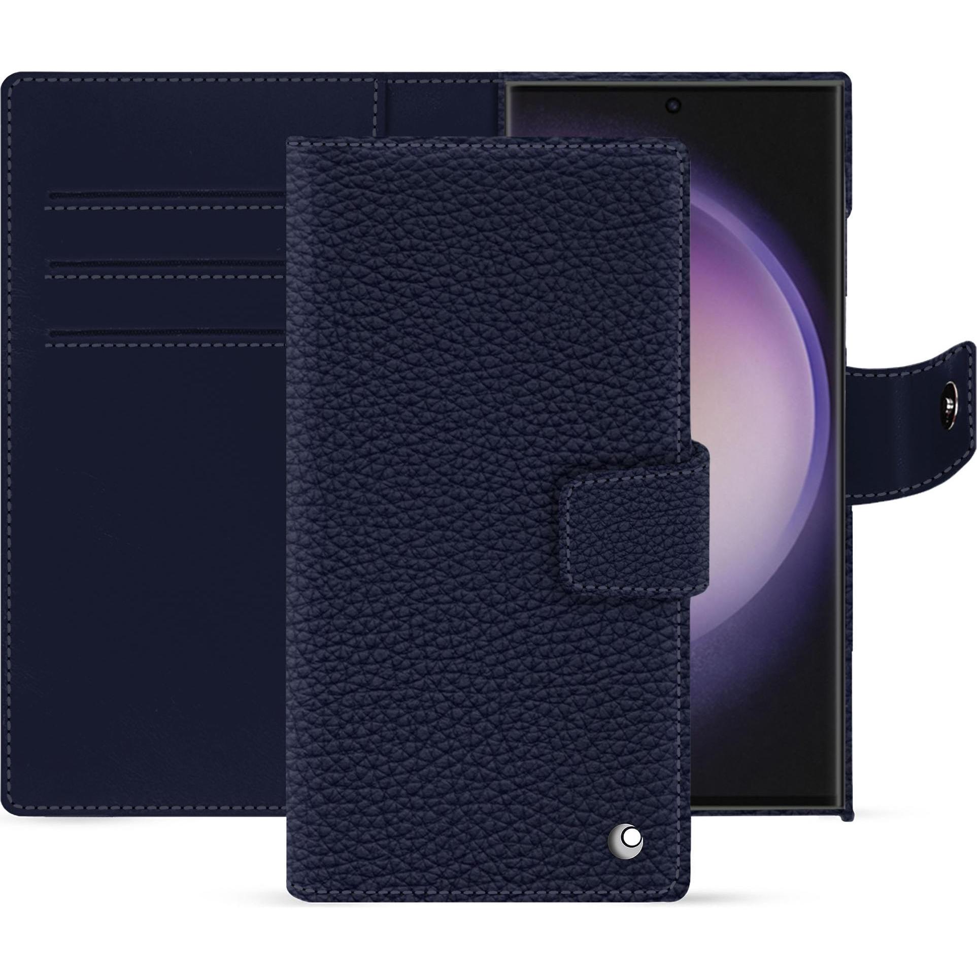 Noreve Lederschutzhülle (Samsung Galaxy S24 Ultra), Smartphone Hülle, Violett