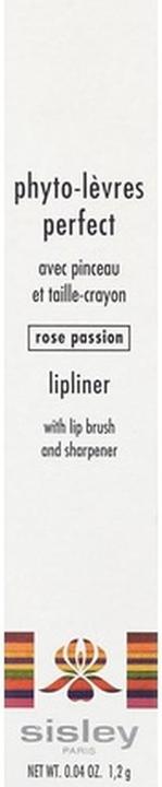 Actual product image Sisley Perfect Lip Liner with Lip Brush and Sharpener Rosa Passion Phyto Levres 0.04 Ounce (04 rose Passion)