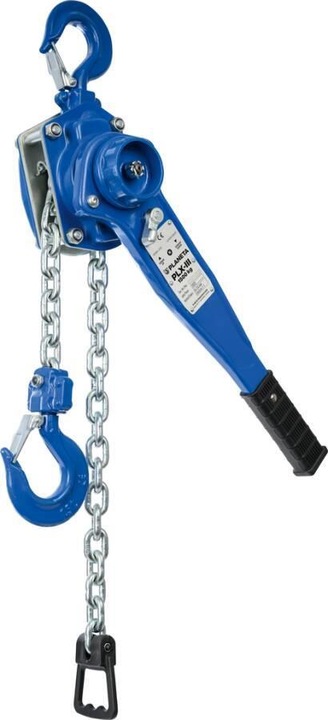 Actual product image Planeta PLX-III ratchet chain hoist, standard lifting height 1.5 m, max. load 1500 kg.