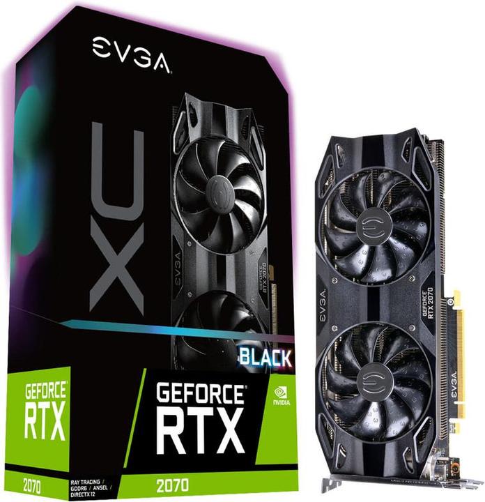 Produktbild EVGA GeForce RTX 2070 XC Black Edition (8 GB)