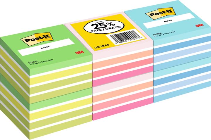 Produktbild Post-it Würfel Promo (76 x 76 mm)