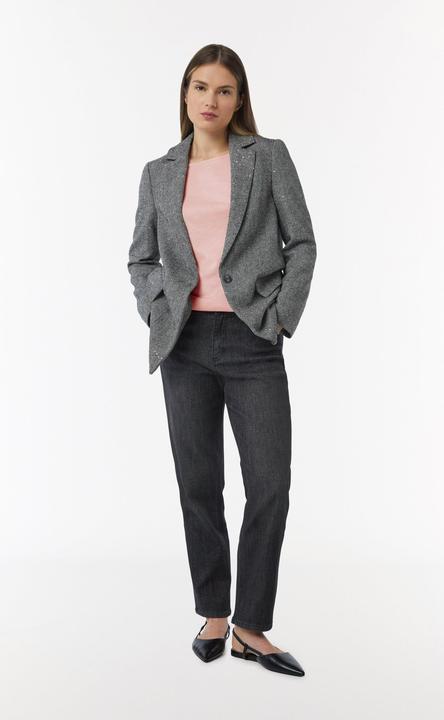 Immagine prodotto Comma T-Shirt Langarm-Shirt mit Ripp-Detail im Relaxed Fit (44)