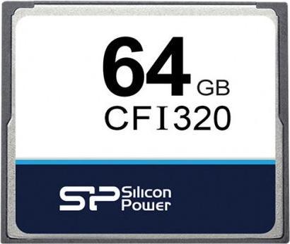 Actual product image Silicon Power Industrial memory card, CFast, 64GB, 120MB/s, 69MB/s, blue/white (64 GB, CFast)