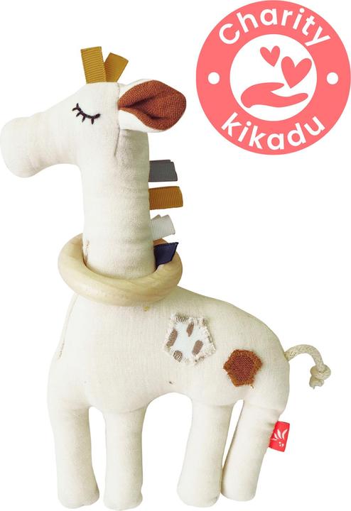 Actual product image Kikadu Griffin with Teething Ring Giraffe