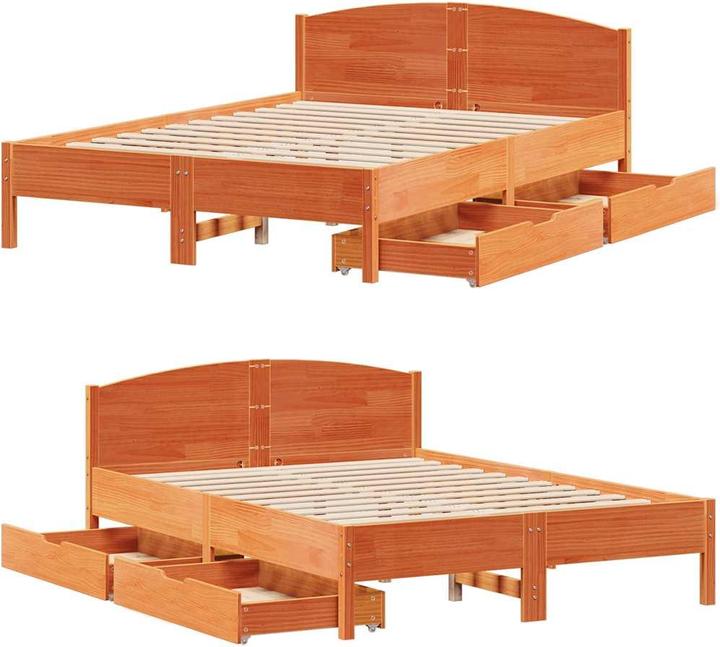 Produktbild vidaXL Bettgestell (140 x 190 cm)