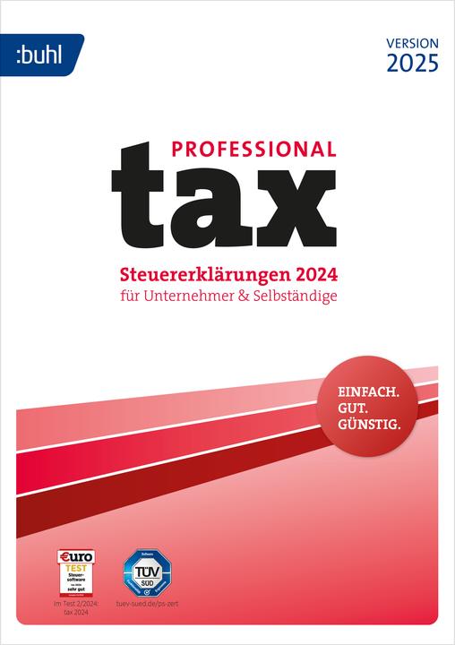 Actual product image Buhl Data Service tax 2025 Professional Download Code (1 User, 1 Devices/Users, unlimited)