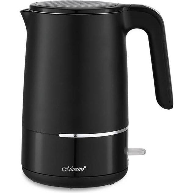 Maestro Nero Czajnik Elektryczny 1 7L 1800W Mr-037-Black, Bollitore,
