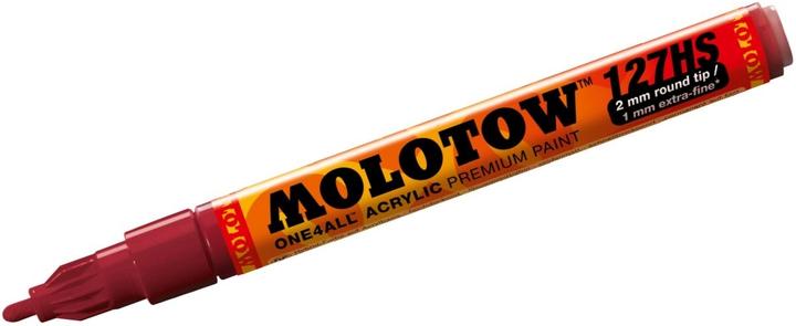 Actual product image Molotow Felt-tip pen One4all 127HS burgundy 086, round tip (Burgundy, 2 mm, 1 x)