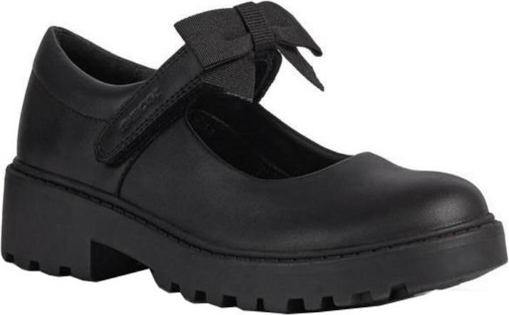 Immagine prodotto Geox Scarpe da bambina in uniforme scolastica Casey bow in pelle (34)