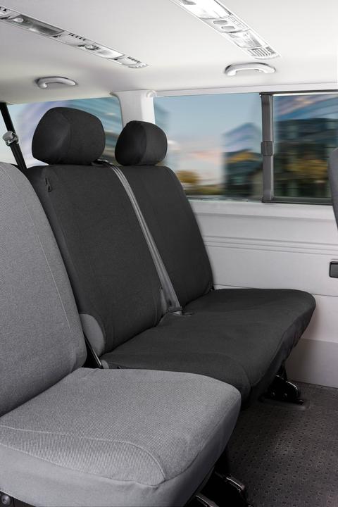 Walser Sitzbezüge für VW T6 Doppelbank hinten aus Polyester BJ 07/2015 heute