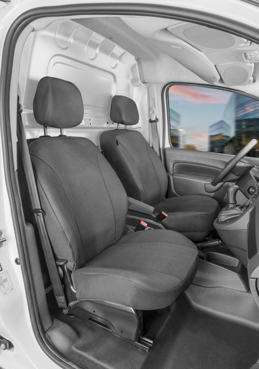Actual product image Walser Seat covers for Ford Transit Courier two single seats front polyester BJ 2014 today