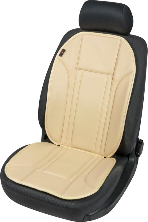 Actual product image Walser Ravenna beige faux leather seat cover
