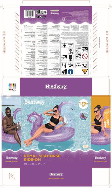 Produktbild Bestway Schwimmtier Royal Seahorse™ 170 x 120 cm