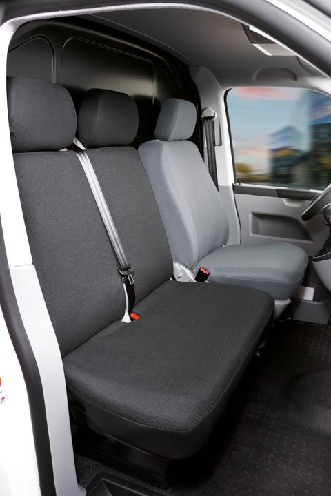 Produktbild Walser Sitzbezüge für VW T6 Doppelbank vorne aus Polyester BJ 07/2015 heute