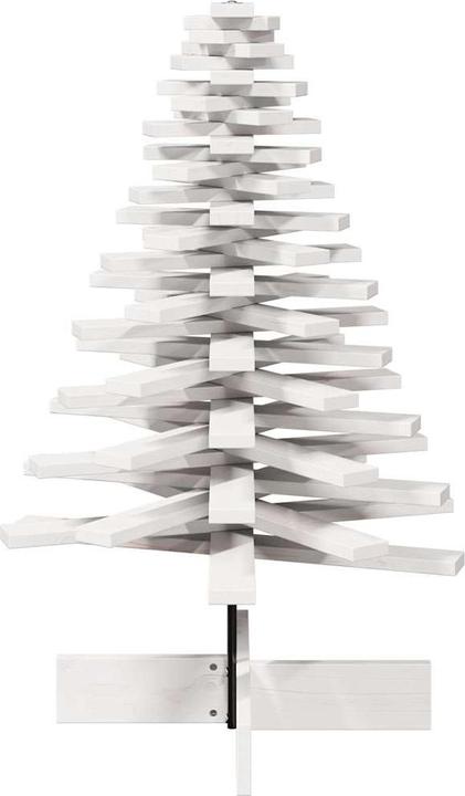 Immagine prodotto vidaXL Albero di Natale in legno Albero di Natale in legno bianco 100cm in legno di pino massiccio