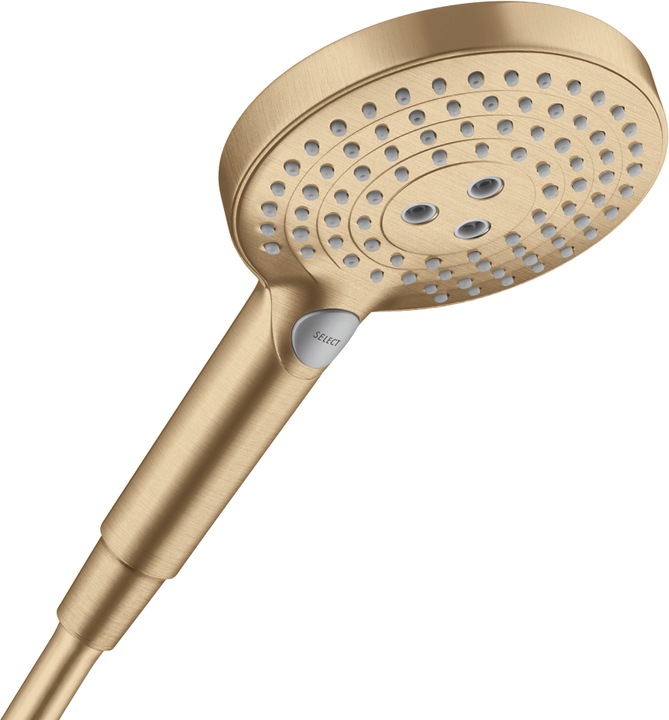 hansgrohe Raindance Select S Pomme de douche 120 3 jets économie d'eau 9 l/min (3 Types de jets, 8.50 l/min)