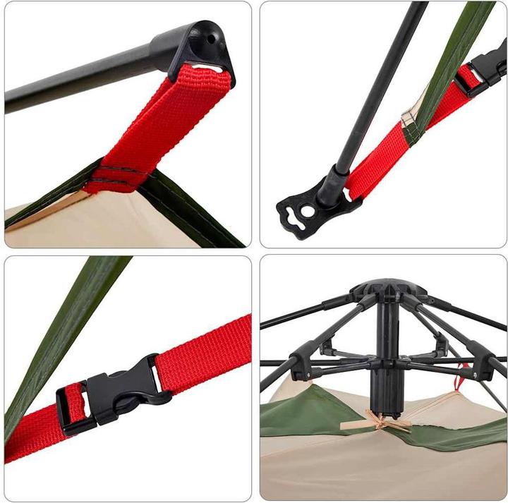 Actual product image vidaXL Dome camping tent 5 persons Quick Release (Dome tent, 4 kg, 5 persons)