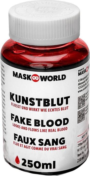 Produktbild Metamorph Production Kunstblut Flasche 250 ml – Filmblut