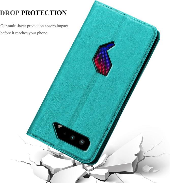Produktbild Cadorabo Book Invis. Magnet Hülle (Asus ROG Phone 5)