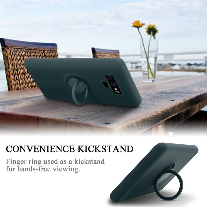 Actual product image Cadorabo TPU Liquid Ring Silicone Case Cover (Samsung Galaxy Note 9)
