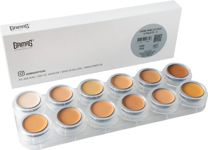 Actual product image Grimas Créme Makeup Palette 12V