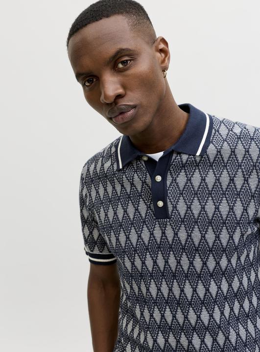 Produktbild Jack & Jones Jprbluzack Structure Knit Polo Ss Ln (M)
