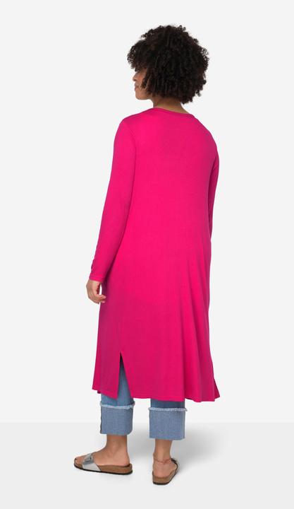 Immagine prodotto Janet & Joyce Long-Shirtjacke, gerade geschnitten, offene Jacke, Langarm (54)