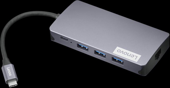 Actual product image Lenovo 150 USB-C Travel Dock (P) (USB-C, 1 Ports)