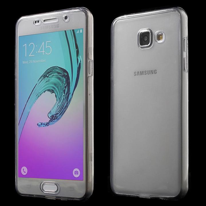 Produktbild König Design Handyhülle für Samsung Galaxy A3 (2016) Schutzcase Backcover Bumper Etuis Grau (Samsung Galaxy A3 (2016))