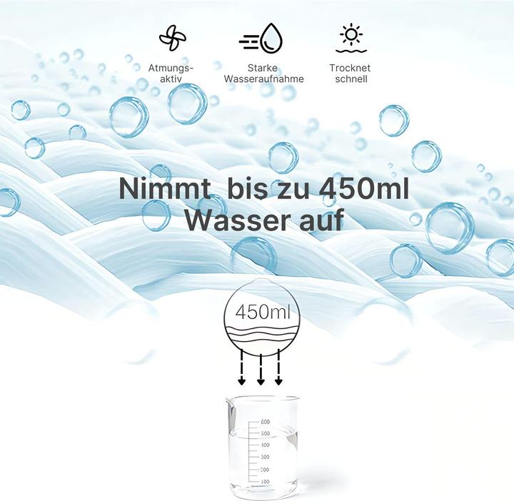Actual product image Hermex Fitnesshandtuch Mikrofaser-Sporthandtuch Strandtuch Badetuch