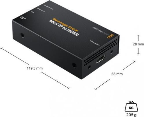 Immagine prodotto Blackmagic 2110 IP Mini IP a HDMI (bidirezionale)
