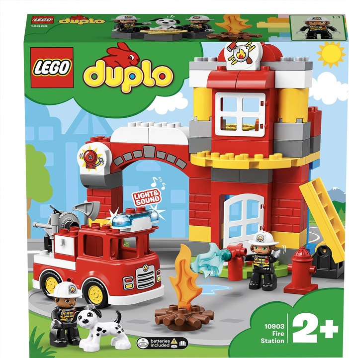 Actual product image LEGO DUPLO fire station (10903)
