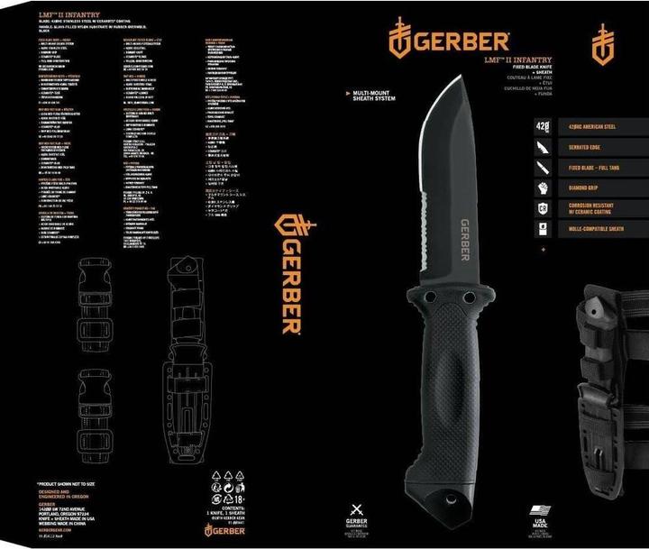 Immagine prodotto Gerber Gear Fanteria LMF II (12.30 cm)