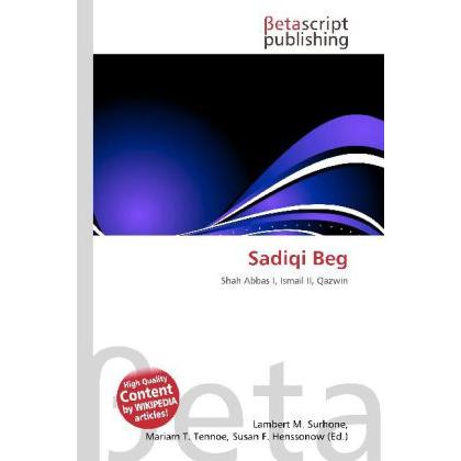 Sadiqi Beg, Fachbücher