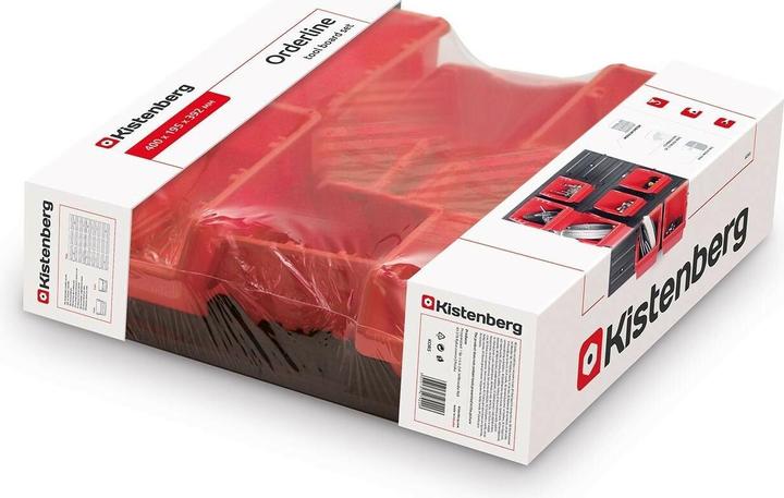 Produktbild Kistenberg Hängewand mit 7 Werkzeugboxen ORDERLINE 400x110x400