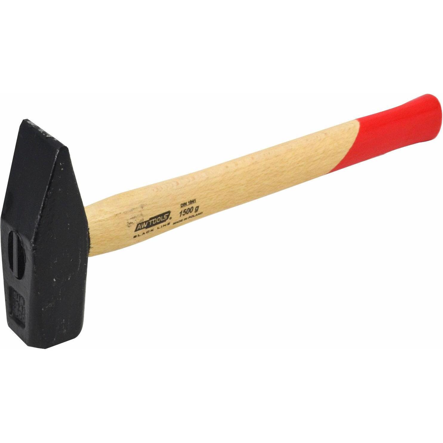 Awtools, Hammer, Młotek ślusarski 1,5 kg Trzonek Drewniany Black Line (1600 g)
